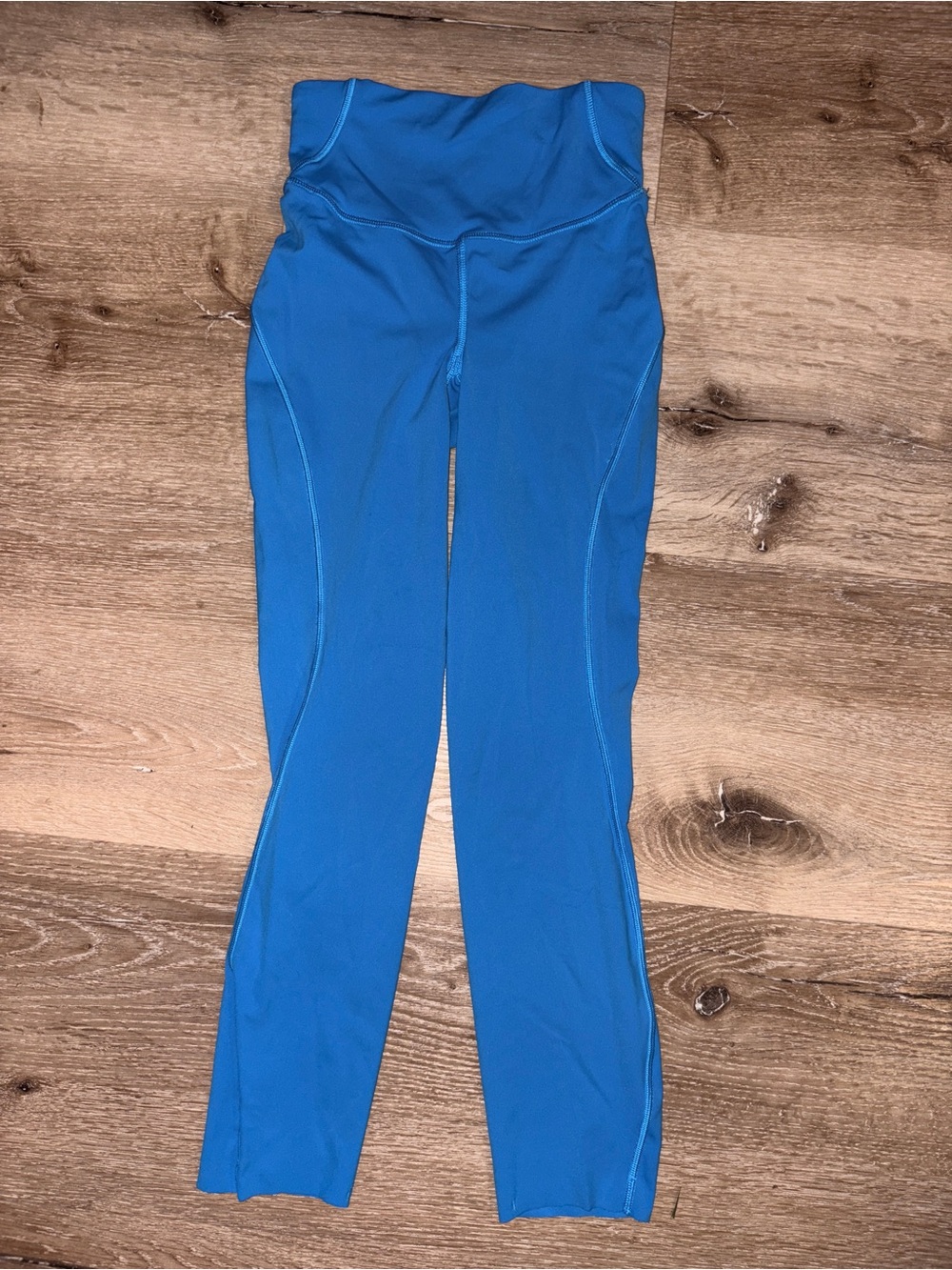 lululemon athletica wunder train Hawaiian blue high-rise leggings